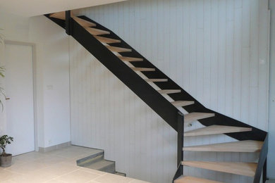 Design ideas for an urban staircase in Dijon.
