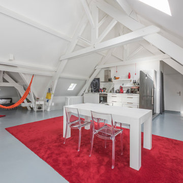 Loft contemporain rénové par architecte designer 2015