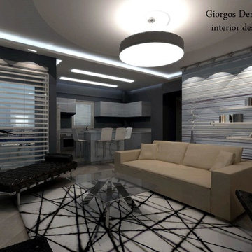 Rénovation et aménagement d' appartement à N.Krini (Visualisation 3D)