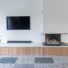 Contemporary Family Room by Maxime HURDEQUINT Architecte