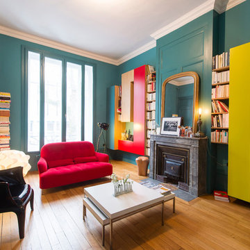 Salon - bibliothèque
