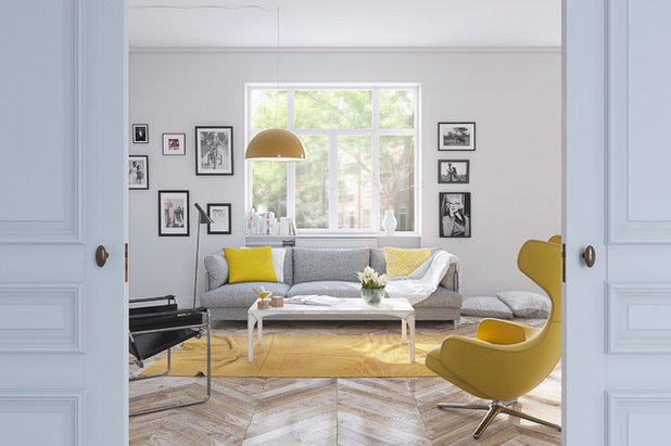 Contemporáneo Sala de estar by Aurélien BRION Architecte / Graphiste 3d