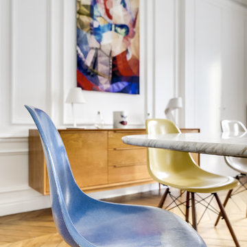 Un appartement parisien, hommage au design des années 50 et 60