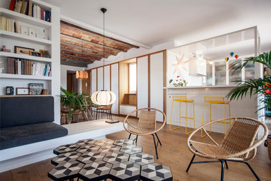 Modernes Wohnzimmer in Barcelona