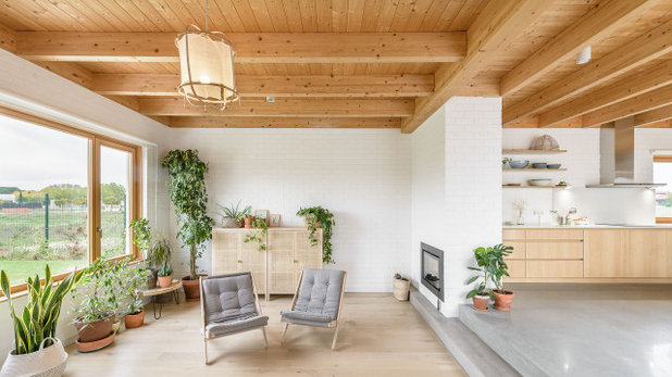 Contemporary Living Room by Escribano Rosique Arquitectos