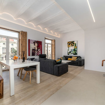 Fotografía de interiores a apartamento turístico de diseño