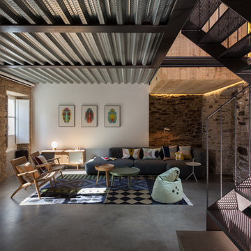 La vivienda y el estudio en el centro de Santiago de Compostela