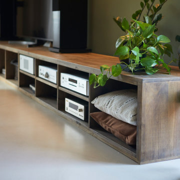 Mueble de Televisión en madera natural