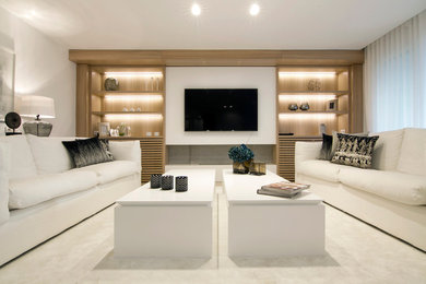 Contemporary living room in Barcelona.