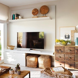 75 Beautiful Small Mediterranean Living Room Pictures Ideas January 2021 Houzz