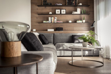 Living room - contemporary living room idea in Barcelona