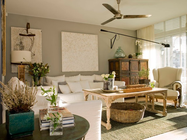 Eclectic Living Room by Cado Interiors