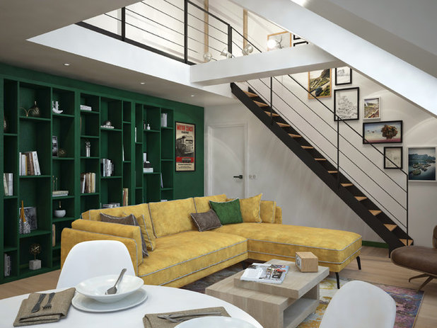 Contemporary Living Room by Dimitri Tsvetkov