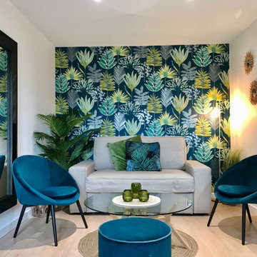 Aménagement et décoration thème Jungle Appartement Dijon Centre (21)