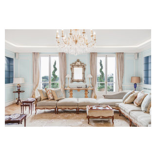 Appartement de Luxe - Triangle d'Or, Paris - Transitional - Living Room -  Paris