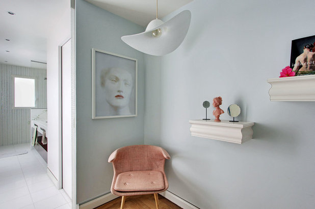 Contemporain Salon by DE FRANCHIS ARCHITECTE