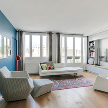 Visite Privée : Un appartement parisien entièrement réorganisé