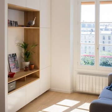 APPARTEMENT T2_Réaménagement d’un appartement parisien