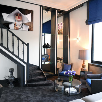 Bedroom with mezzanine- Paris, France