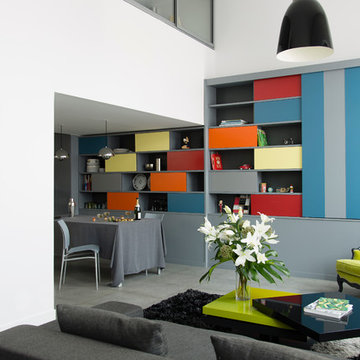 Contemporain Salle De Séjour