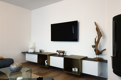 Design ideas for a contemporary living room in Strasbourg.