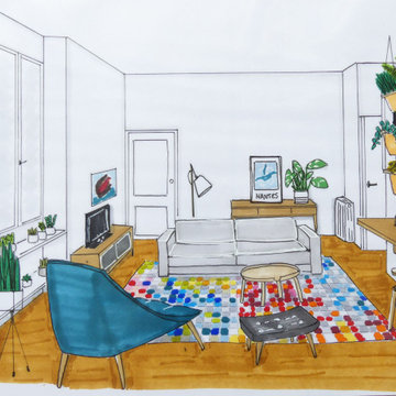 Design d'intérieur appartement T2