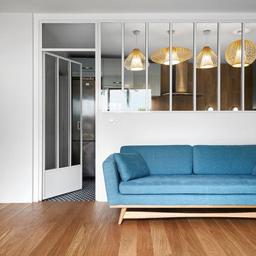 Espace de vie dans une maison de ville