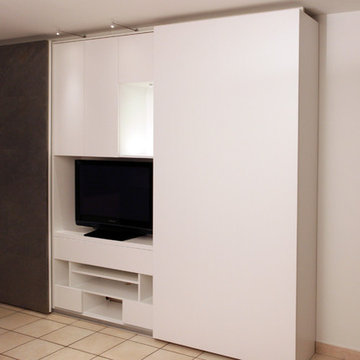 Habillage muraux pour rangement - meuble TV
