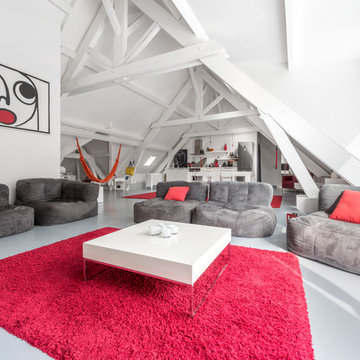 Loft contemporain rénové par architecte designer 2015