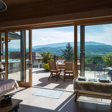 Maison bois et pierre en Savoie