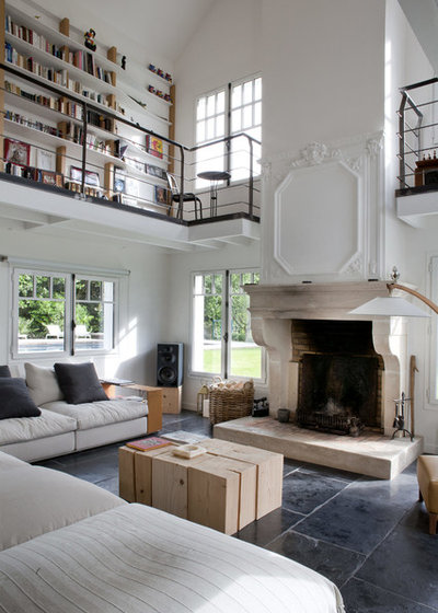 Eclectic Living Room by Olivier Chabaud Architecte - Paris & Luberon