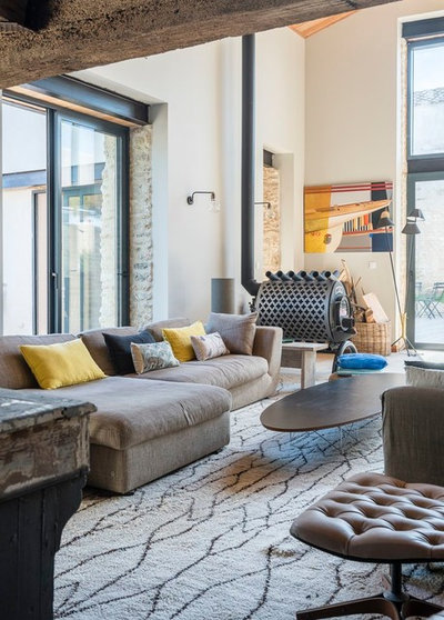Mediterranean Living Room by CASE Architectes
