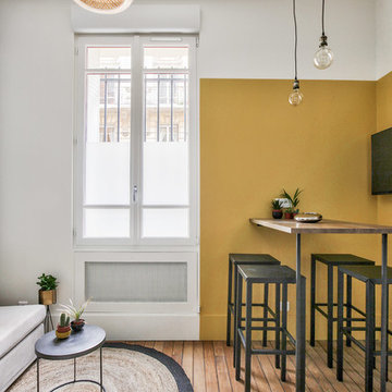 Mellow Yellow - Rénovation Studio 18m² Paris 15e