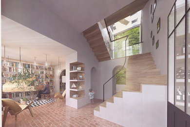 Réalisation d'un salon design.