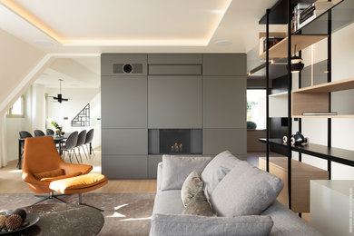 Modernes Wohnzimmer in Rennes