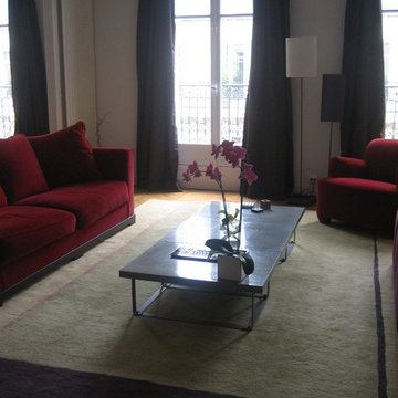 réation d'une table basse en métal  - Appartement 150 M² Paris 75007