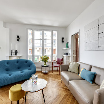 Rénovation complète - 45 m2 - Paris 15- appartement immeuble art déco