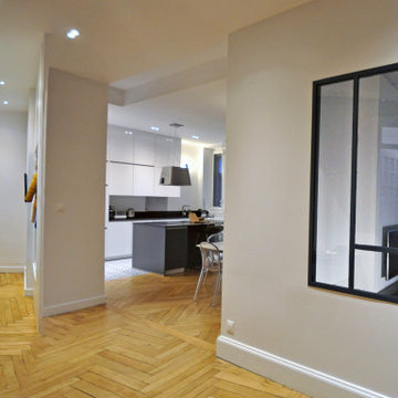 Rénovation complète d'appartement haussmannien avec verrière  à Lyon