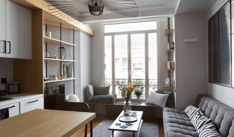 Houzz Tour: Bespoke Storage and Bold Design Revive a One-bed Flat