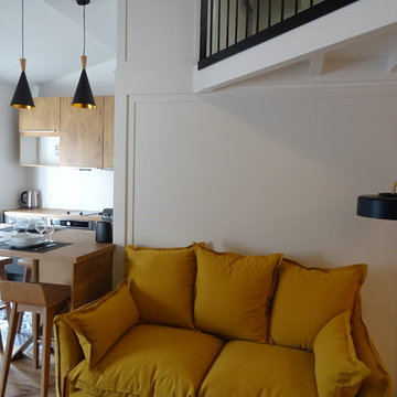 Rénovation, décoration et ameublement d'un appartement à Lyon Bellecour