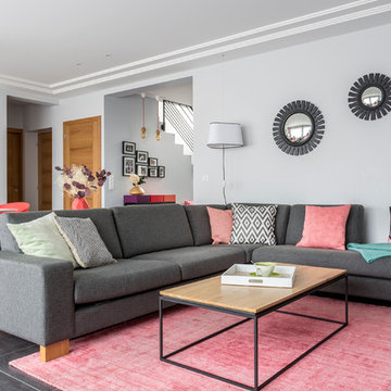 Séjour d'une maison familiale
