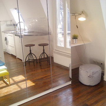 Studio mansardé de 18 m² à Paris