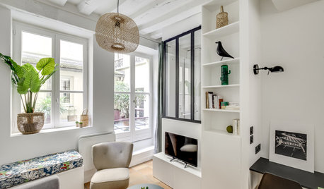 Houzz Tour: Brilliant Small-space Solutions Transform a Tiny Flat