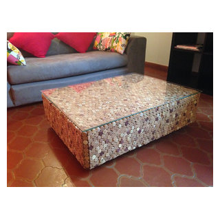 Table basse en bouchon de liège - Modern - Living Room - Marseille - by  wawwdesign | Houzz