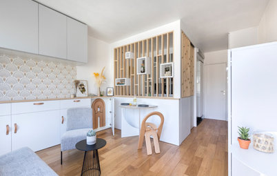 Petite, aber mit viel Stauraum: Eine Mini-Wohnung in Paris