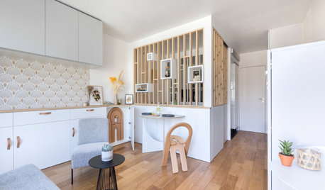 Petite, aber mit viel Stauraum: Eine Mini-Wohnung in Paris
