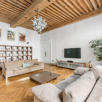 Un salon contemporain à Lyon