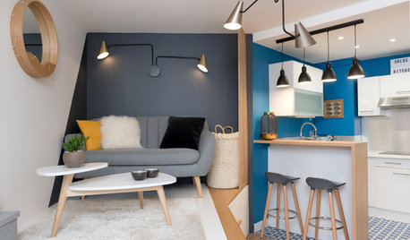 Houzz Tour: A Genius Layout Fits Three ‘Rooms’ into a Small Space