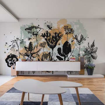 Wall Deco - Papier peint panoramique Fleurs des Champs