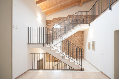 Design ideas for a contemporary staircase in Milan.